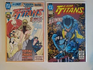 Team Titans #1 Terra Variant Cover 1E & 8DC Comic Book 92 & 93 (J2) - Picture 1 of 3