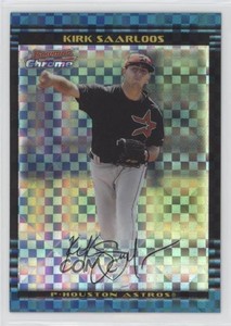 2002 Bowman Chrome Draft Picks & Prospects X-Fractor Kirk Saarloos Rookie RC