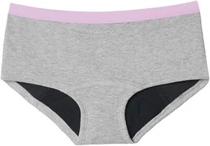 Thinx Teen Period Organic Cotton Underwear Shorty Panties, Years 13-14 New Moon - Picture 1 of 6
