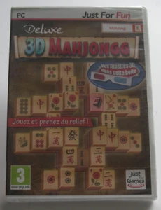 3D Mahjongg / Mah-jong / Mahjong Deluxe + mini-jeux JEU PC CD ROM NEUF SCELLÉ - Photo 1/5