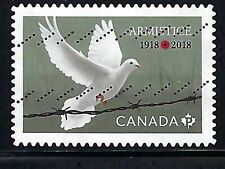 CANADA USED - SCOTT # 3131 - FROM BOOKLET - ARMISTICE - 1918-2018