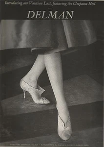 Anuncio de zapatos Delman años 50 1956 - Imagen 1 de 2