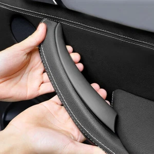 2x Front / Rear Left Black Door Handle Pull Trim For BMW X3 X4 F25 F26 2010-2017 - Picture 1 of 4