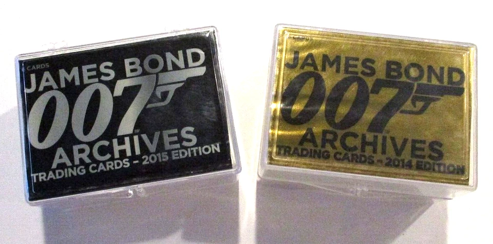 Juegos completos de cartas base James Bond 007 Archives edición 2014 y 2015 189 cartas Foto 1 de 3