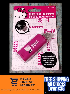 Hello Kitty 40-in-1 Card Reader - NEW - Image 1 of 4