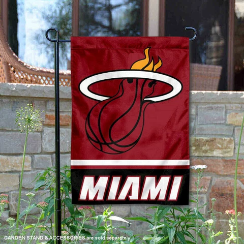 Miami Heat Garden Flag and Yard Banner Cover