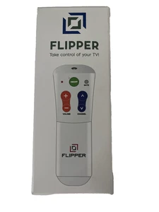 Flipper V9.7 Universal TV Remote Big Button Seniors Easy Use New Open Box - Picture 1 of 6