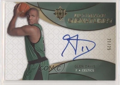 Ultimate Collection Ultimate Signatures 2008-09/25 Glen Davis #U-GD automático Foto 1 de 2