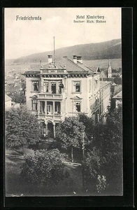 Ansichtskarte Friedrichroda, Hotel Klosterberg Rich. Rohne 1912 - Picture 1 of 2
