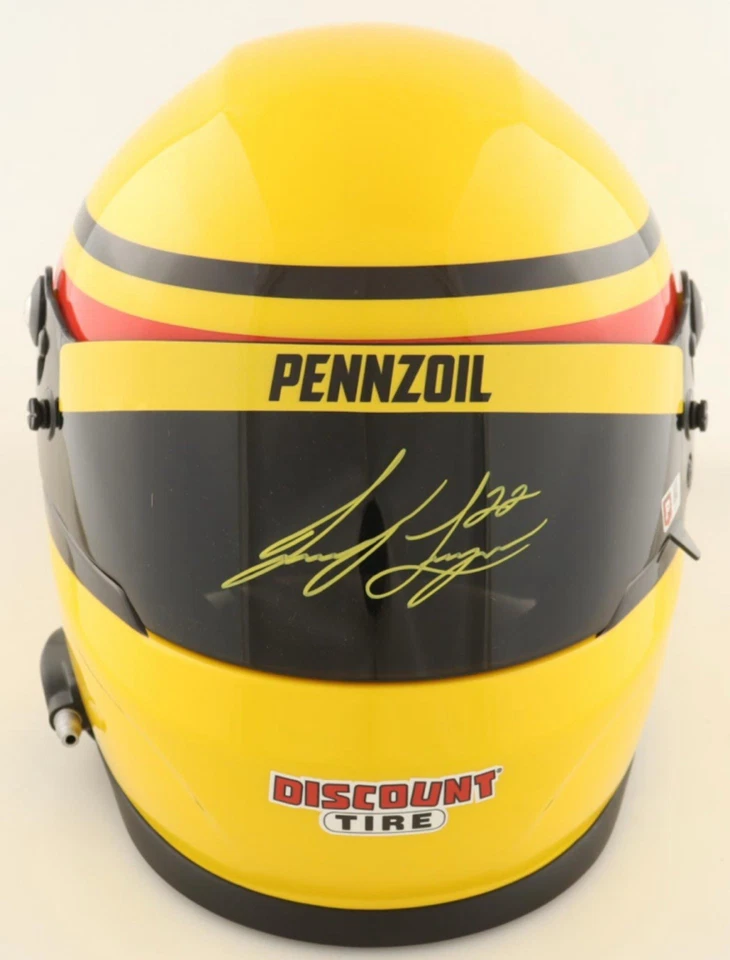 Joey Logano Signed NASCAR Pennzoil Full-Size Replica Helmet Champ (PA) - Image 1 of 4