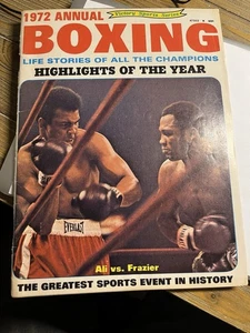 BOXING 1972 Annual #2 Muhammad Ali Joe Frazier George Foreman Jack Johnson - Picture 1 of 2