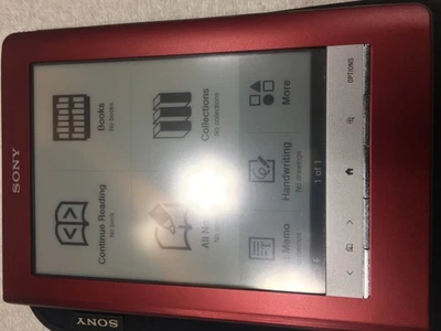 Sony Reader PRS-600 Touch Edition – Electronic Book / Red Rare Tested . - Image 1 of 4