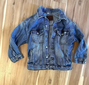 Zara Kids Denim Jean Jacket Size 8 / 128 CM, Child Classic Denim Jacket - Picture 1 of 6
