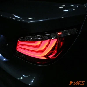 Luces traseras LED de barra a rayas 3D rojas transparentes para BMW Serie 5 E60 LCI Sedán 2008-2010 - Imagen 1 de 9