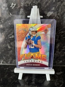 JUSTIN HERBERT 2020 Panini Phoenix Flame Throwers RC Rookie Card #30 Prizm Holo - Picture 1 of 2