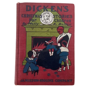 Dicken's Christmas Stories for Children Molly K. Bellew 1902 1st Ed. Vintage HC - Picture 1 of 10