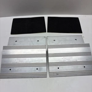 Pair 8” Aluminum Ramp Ends For ATV Motorcycle Lawn Mower - Picture 1 of 12