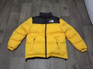 The North Face ' Nuptse 700 Padded & Insulated ' Jacket - Mens Large - Yellow - Picture 1 of 10