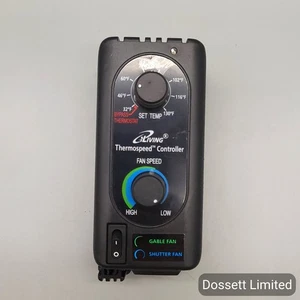 iLIVING Thermospeed Controller ILG8FST 120V Fan Speed Temp Control Shutter Gable - Picture 1 of 4