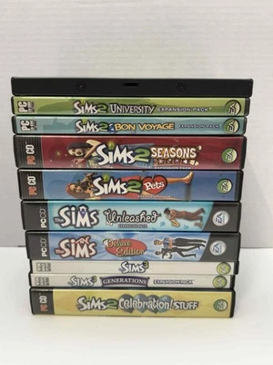 Sims 1 2 3 pc Video Game lot - Image 1 of 3