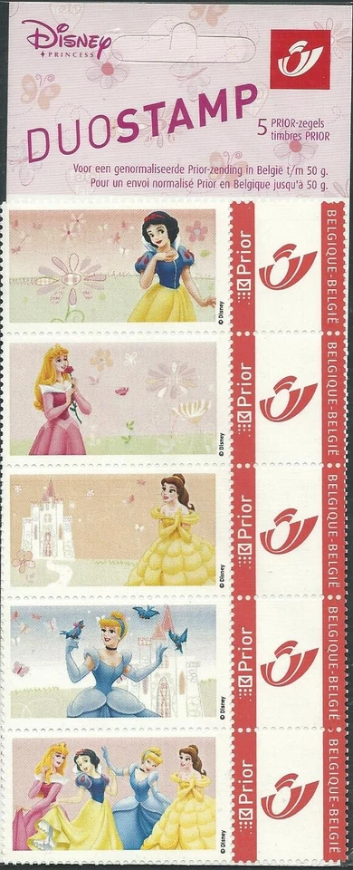 Belgium**DISNEY PRINCESSES-Booklet 5vals-Snow White+Cinderella+Jasmin-Cartoons - Image 1 of 1