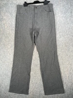 Calça Wrangler Masculina 35x32 Cinza Chinos Calça Escritório Inteligente Casual Corpcore EUA - Imagem 1 de 4