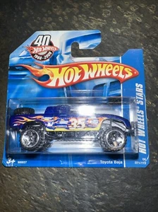 2008 Hot Wheels All Stars Toyota Baja Truck Blue 071/196 Short Card - Picture 1 of 3