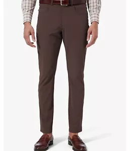 NEU! Mizzen + Main 138 $ schmale Passform Steuermann 5 Taschen Performance Hose 36 x 32 braun - Bild 1 von 14