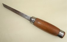 trés beau bédane peugeot frères en acier chromé - outil ancien 