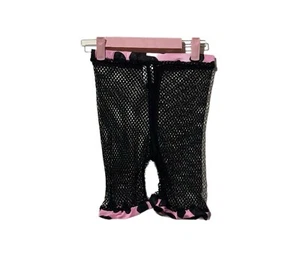 Pantalones cortos de motociclista Club Exx sin favores talla S malla negra rosa/negro estampado de vaca nuevo sin etiquetas - Imagen 1 de 3