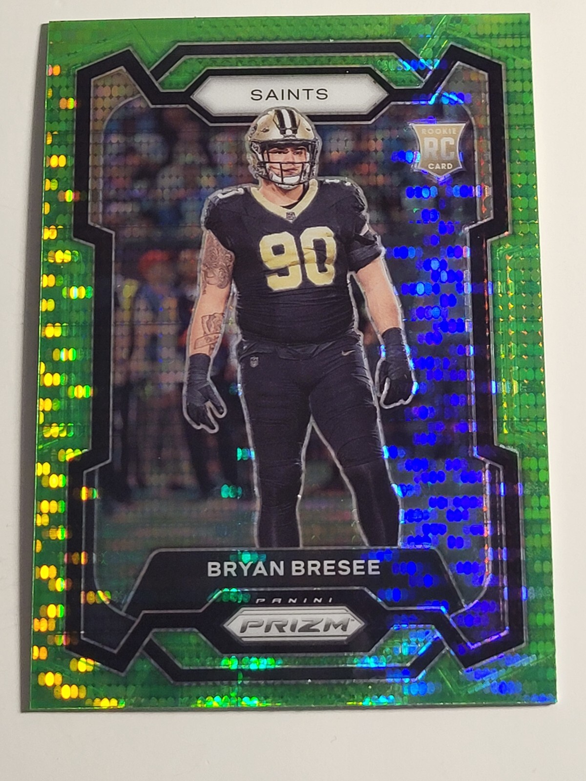 2023 PANINI PRIZM #372 BRYAN BRESEE ROOKIE Green PRIZM SP NEW ORLEANS SAINTS RC
