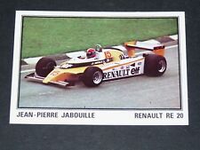 #81 JABOUILLE PILOTE FRANCE RENAULT RE 20 PANINI 1980 GRAND PRIX FORMULE 1 F1