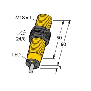A●  TURCK  BI5-S18-AN6X 46561 Inductive sensor NPN  - Imagen 1 de 4