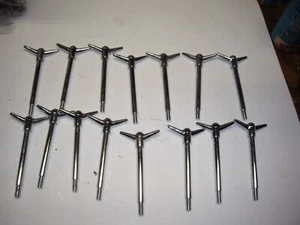 VINTAGE CAL CUSTOM VALVE COVER WING NUTS FORD PONTIAC 5/16 X 18 RAT ROD GASSER - Picture 1 of 4