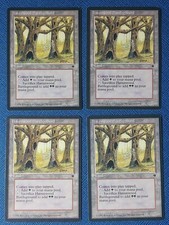 MTG 4x Havenwood Battleground x4 LP Fallen Empires Magic Playset