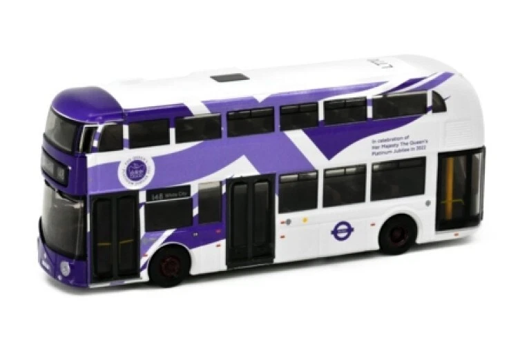 TINY CITY NEW ROUTEMASTER QUEENS PLATINUM JUBILEE 1-120 SCALE ATCUK64012 - Image 1 of 1