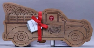 Hallmark Channel Christmas Movie Decorative Charcuterie Board Tray Antique Truck - Picture 1 of 1