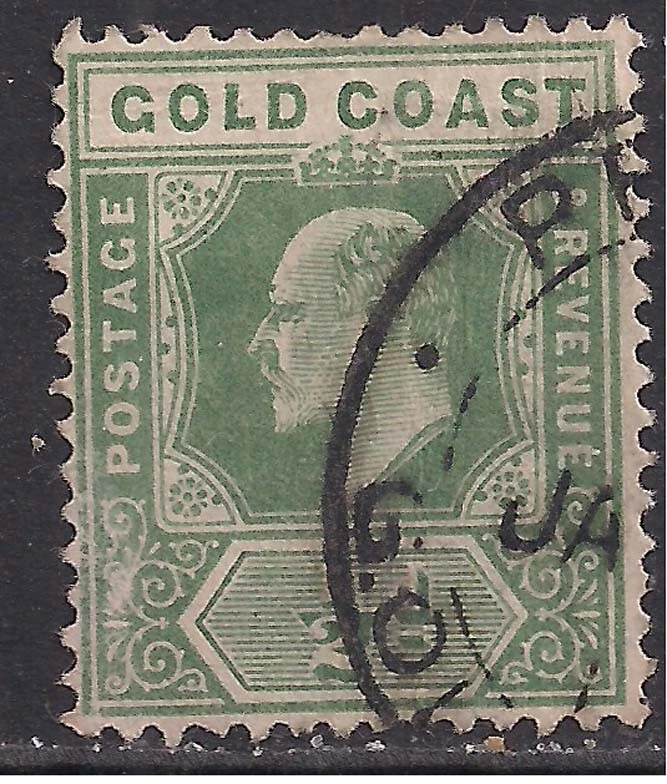 Gold Coast 1907 KEV11 1/2d Greyish Slate used SG 61 ( M380 ) - Image 1 of 1