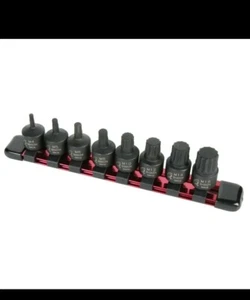 Sunex 3640 3/8" Drive 8 Pc. Stubby Triple Square Impact Bit Set - Picture 1 of 5