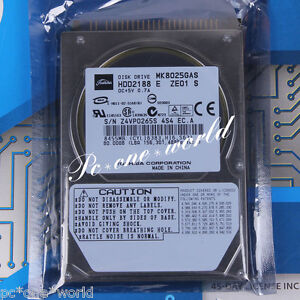 100% OK MK8025GAS TOSHIBA 80 GB 2.5" 4200 RPM 8 MB PATA Hard Disk Drive HDD
