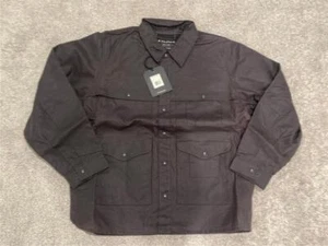 FILSON Tin Cloth Lined Cruiser Cinder (Black) Mens Waxed Canvas XL New - Picture 1 of 7