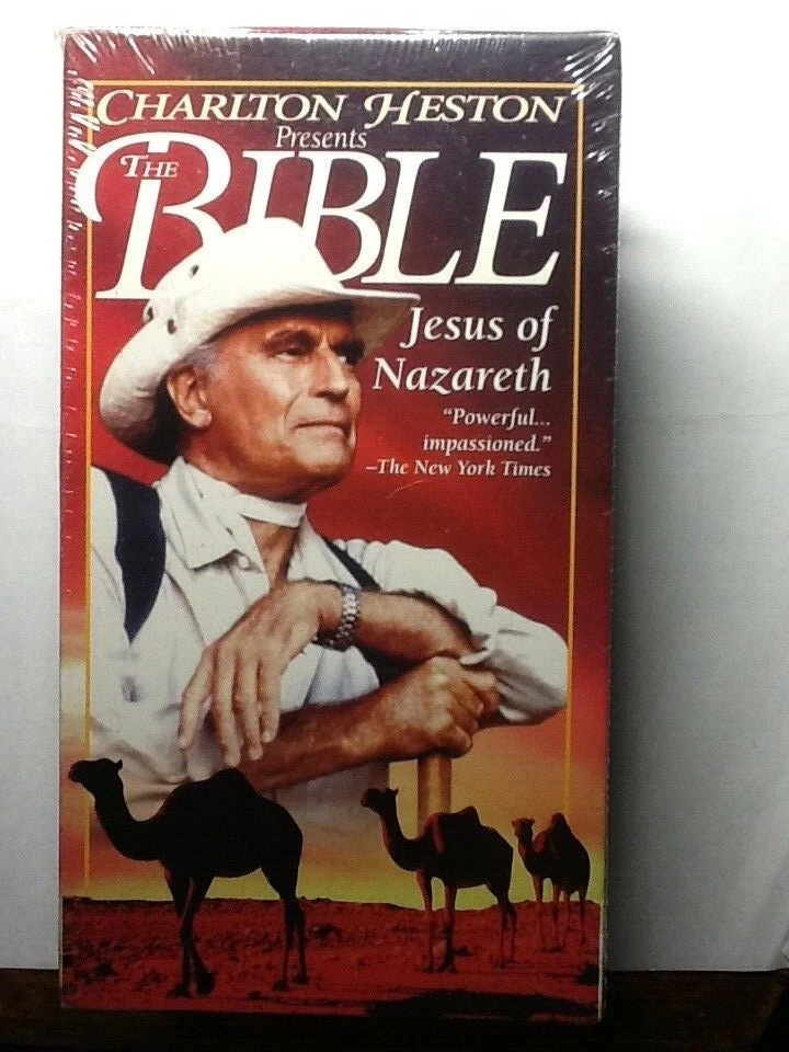 Charlton Heston Presents The Bible: Jesus of Nazareth [VHS Tape]  - Image 1 of 1