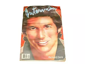 Interview Magazine Richard Gere October 1983 Volume 13 Issue 10 Andy Warhol 17" - Picture 1 of 15
