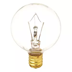 Globe 120V 25W G12 Candelabra E12 Clear Bulb 2700K Warm White - Picture 1 of 3