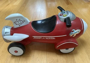 Vintage Radio Flyer Retro Rocket Ride On Kids Toy Car Space Sound/LIghts Works! - Picture 1 of 11