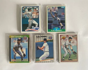 Detroit Tigers 1989 Topps, Score, Donruss, Fleer, Bowman set squadra base - 5 set - Foto 1 di 6