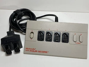 Four Score Nintendo Controller NES 4 Player Fun CLEANED TESTED! NES-034A - Picture 1 of 3