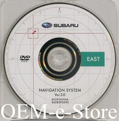 2008-2011 Subaru Impreza WRX STI Forester Navigation DVD EAST U.S Canada Map 3.0 - Image 1 of 4