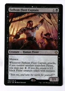 Fathom Fleet Captain Magic the Gathering Ixalan Creature Human Pirate Uncommon - Picture 1 of 2