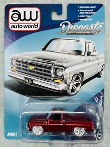 🇺🇸Auto World 1979 Chevrolet Silverado Fleetside ULTRA RED CHASE H17🇺🇸 - Bild 1 von 7